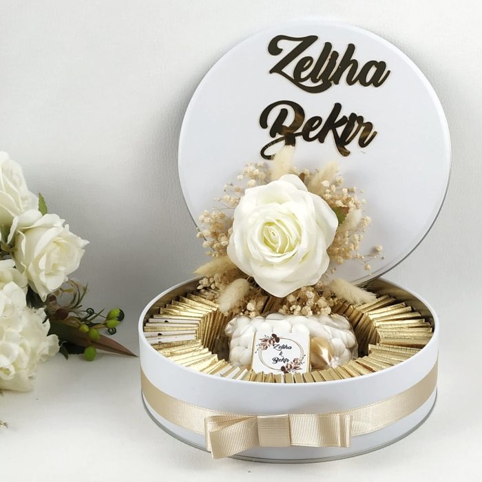 Metal Kutu Söz Nişan Çikolatası - Görsel 6