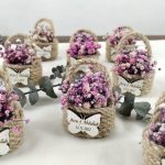 Çiçekli Sepet Hediyelik