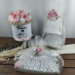 Kutuda Çiçek, Katlı Sunumluk Söz Nişan Çikolatası ve Dekoratif Tepsi Söz Nişan Çikolatası - Görsel 4