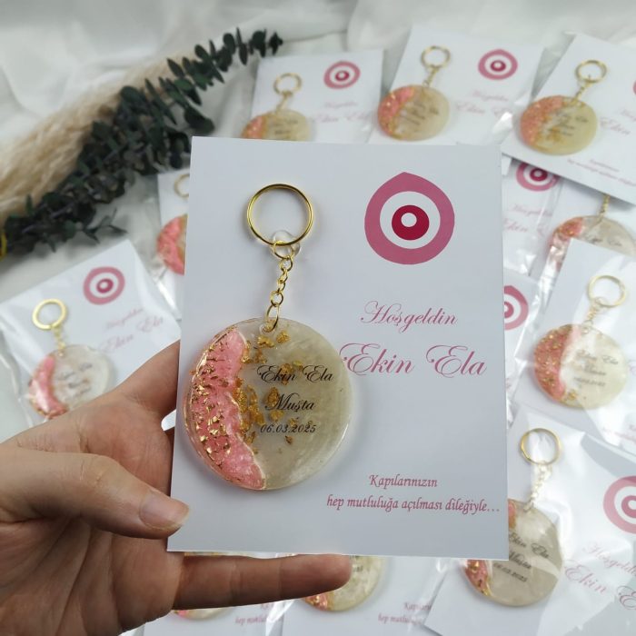 Epoksi Anahtarlık Hediyelik - Görsel 2