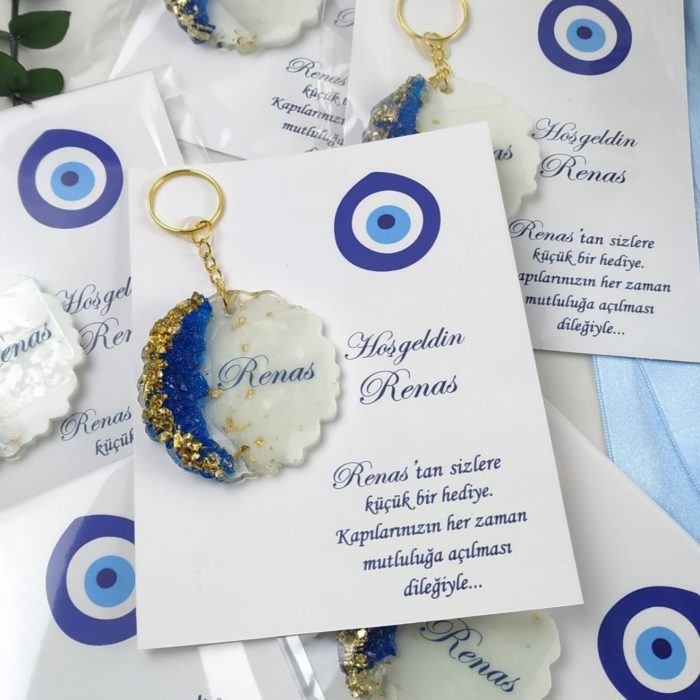 Epoksi Anahtarlık Hediyelik - Görsel 1