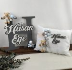 Bebek Harf Kapı Süsü ve Yastık Seti - Görsel 8