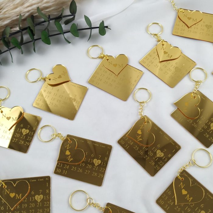 Takvim Anahtarlık Hediyelik - Görsel 1