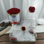 Kutuda Çiçek, Katlı Sunumluk Söz Nişan Çikolatası ve Dekoratif Tepsi Söz Nişan Çikolatası - Görsel 5