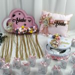 Bebek Bulut Kapı Süsü, Yastık ve Çikolata Seti - Görsel 2