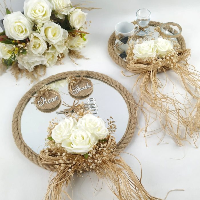 Hasır Tepsi Seti - Görsel 2