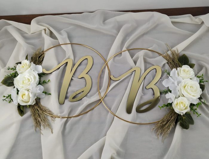 Çiçekli Duvar Tagı - Görsel 1