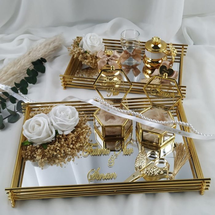 Bambu Tepsi Seti - Görsel 1