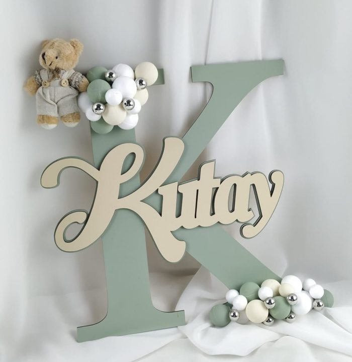 Bebek Harf Kapı Süsü - Görsel 1