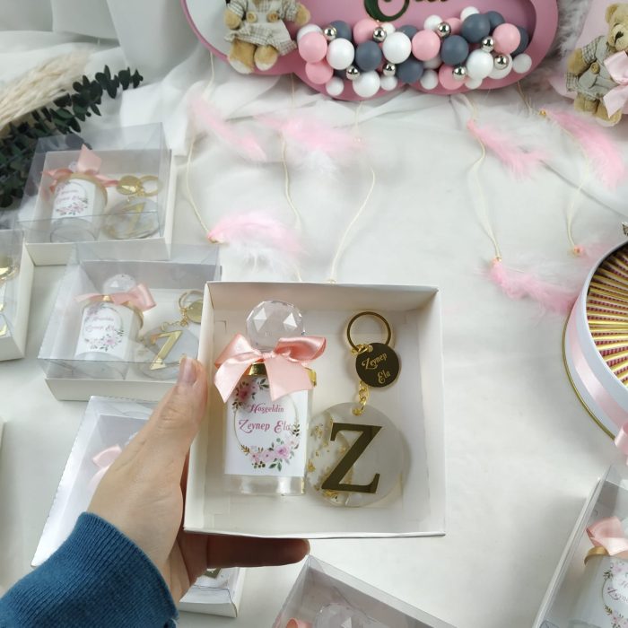 Mum ve Epoksi Anahtarlık Hediyelik - Görsel 2