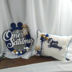 Bebek Harf Kapı Süsü ve Yastık Seti - Görsel 9