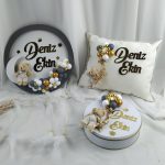 Bebek Kapı Süsü, Yastık ve Çikolata Seti - Görsel 3