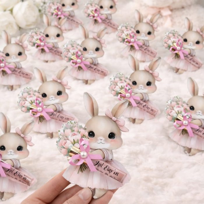 Sprey Kolonyalı Tavşancık Hediyelik - Görsel 3