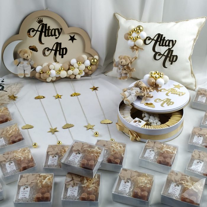 Bebek Set 7 – Kolonya & Mum Hediyelik - Görsel 1