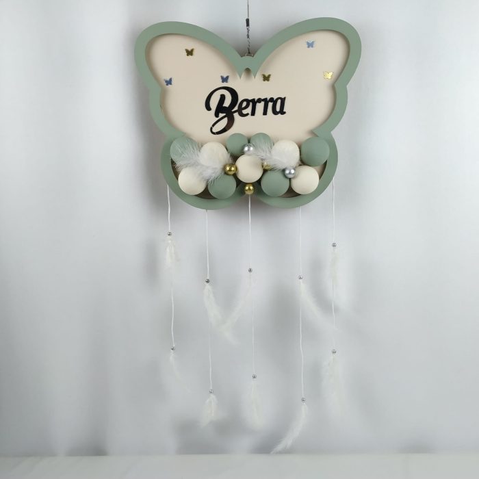 Bebek Kelebek Kapı Süsü - Kargo Dahil - Görsel 4
