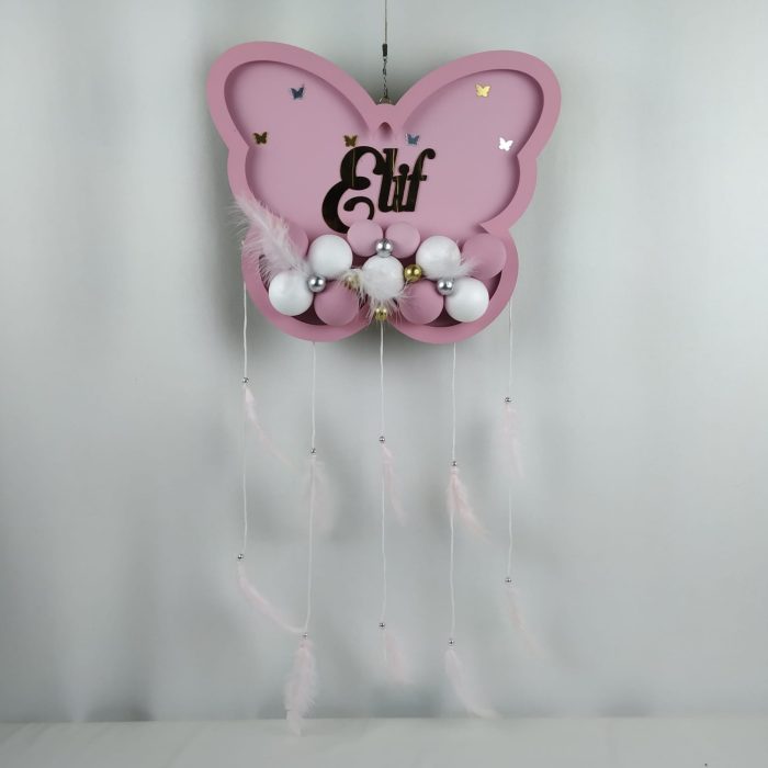 Bebek Kelebek Kapı Süsü - Kargo Dahil - Görsel 3