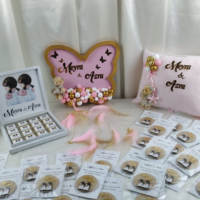 Bebek Set 4 - İkiz Figürlü Magnet - Görsel 1