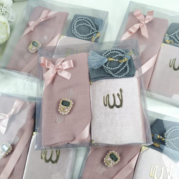 Özel Kutusunda Yasin-i Şerif, Baş Örtüsü, Takke, Tespih ve Zikirmatik Hediyelik - Görsel 3